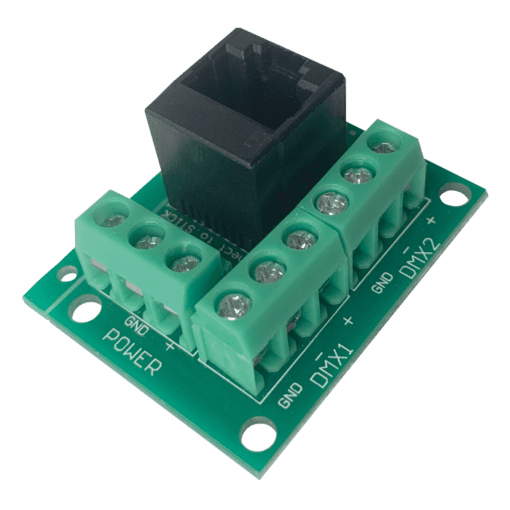 Nicolaudie Architectural Adapter van RJ45 naar schroefterminal Accessories voor Controller J&H licht en geluid