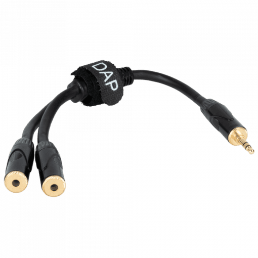 DAP FLA5 – male stereo mini-jack naar 2 female stereo mini-jack Kabels en aansluitingen J&H licht en geluid