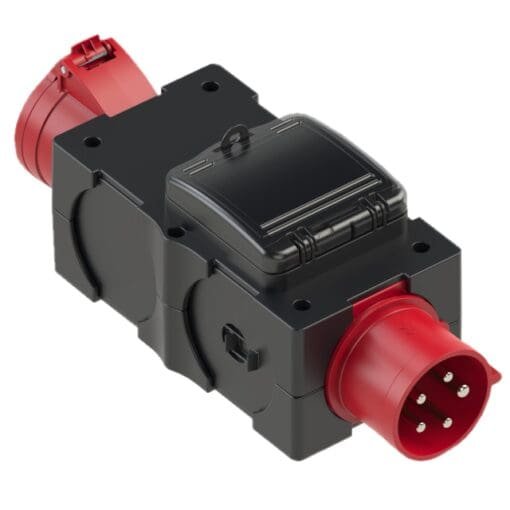 PCE Mobiele Stroomverdeler Kunststof Serie ST.ANTON 2F 16/5 GS32/5 Ea m.B. Kabels en aansluitingen J&H licht en geluid
