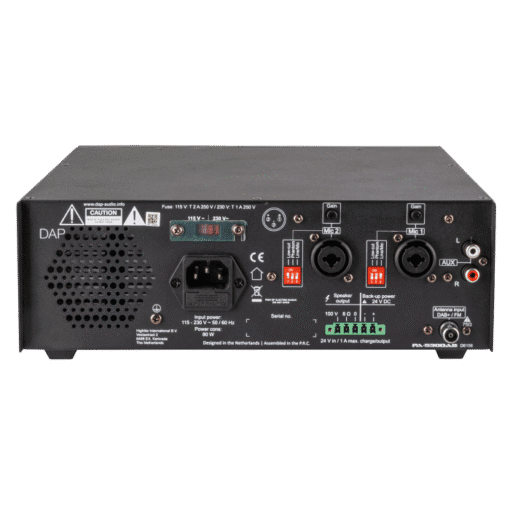 DAP PA-530DAB 3-kanaals 30 W 100 Volt Mengversterker Audio J&H licht en geluid 2