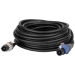 Chassis 230V Connector Black without Cover Aansluitingen 240 V J&H licht en geluid 11