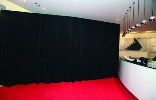 WENTEX P&D Curtain MGS 5.16 oz/yd² (USA) Pipe & Drape Gordijnen Imperial J&H licht en geluid 5