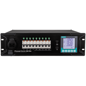 SHOWGEAR PowerCore 32.9s – 1+ 9x Schuko + 1x Socapex Kabels en aansluitingen J&H licht en geluid