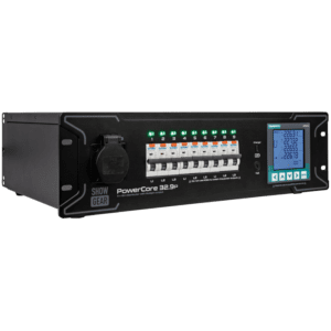 SHOWGEAR PowerCore 32.9p – 1x Schuko + 9x PowerPro True Kabels en aansluitingen J&H licht en geluid