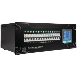 SHOWGEAR PowerCore 63.15m – 9x Schuko + 2x Multipin H16 Kabels en aansluitingen J&H licht en geluid