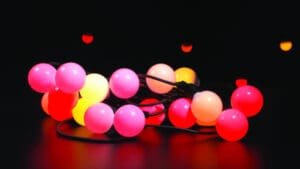 SHOWTEC Festoon Q4 String IP65 20 pixels, 15 m Decoratieve verlichting J&H licht en geluid