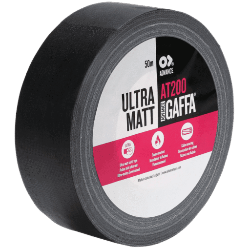 ADVANCE AT200 Ultra-matte Textieltape Advance Gaffa® Podium accessoires J&H licht en geluid