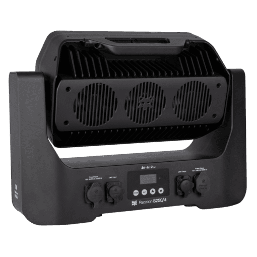 INFINITY Raccoon S250/4 Junior Professionele strobe/wash met gemotoriseerde tilt Entertainment- verlichting J&H licht en geluid 26