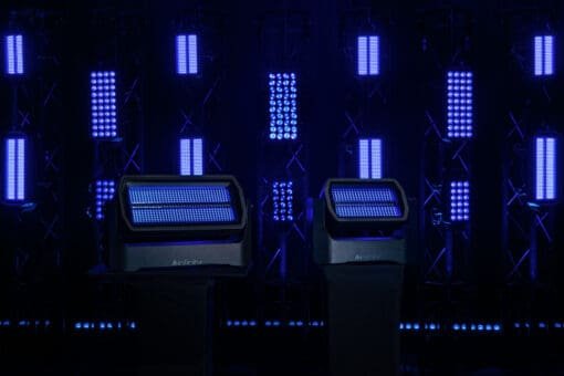 INFINITY Raccoon S250/4 Junior Professionele strobe/wash met gemotoriseerde tilt Entertainment- verlichting J&H licht en geluid 10