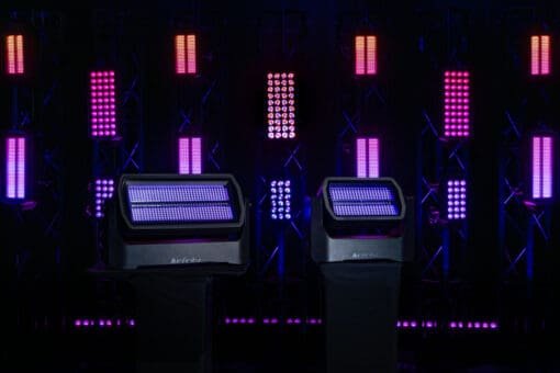 INFINITY Raccoon S250/4 Junior Professionele strobe/wash met gemotoriseerde tilt Entertainment- verlichting J&H licht en geluid 7