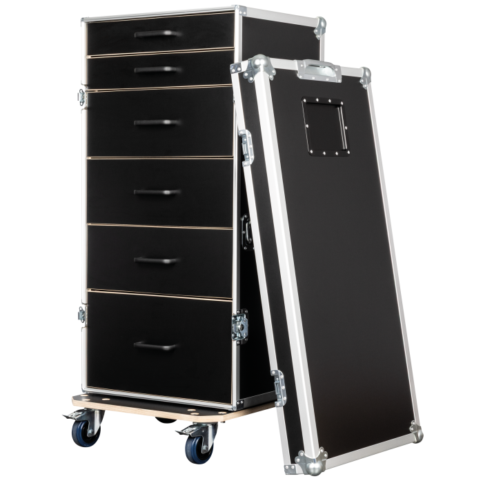 SHOWGEAR Flightcase met Lades 1 Diverse kisten J&H licht en geluid SHOWGEAR Flightcase met Lades 1 Diverse kisten J&H licht en geluid