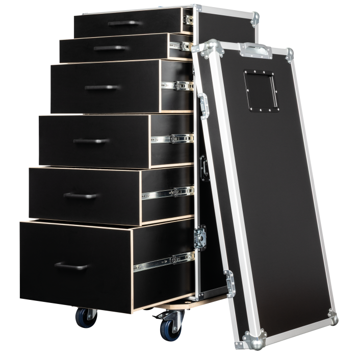 SHOWGEAR Flightcase met Lades 1 Diverse kisten J&H licht en geluid 5 SHOWGEAR Flightcase met Lades 1 Diverse kisten J&H licht en geluid 5