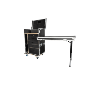 SHOWGEAR Flightcase met Lades 2 Diverse kisten J&H licht en geluid