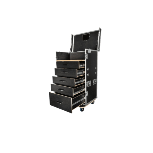 SHOWGEAR Flightcase met Lades 2 Diverse kisten J&H licht en geluid 4