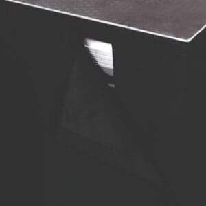 WENTEX zwarte podiumrok Molton CS 300 g/m² 620 x 20 cm ongeplooid Deco doeken J&H licht en geluid