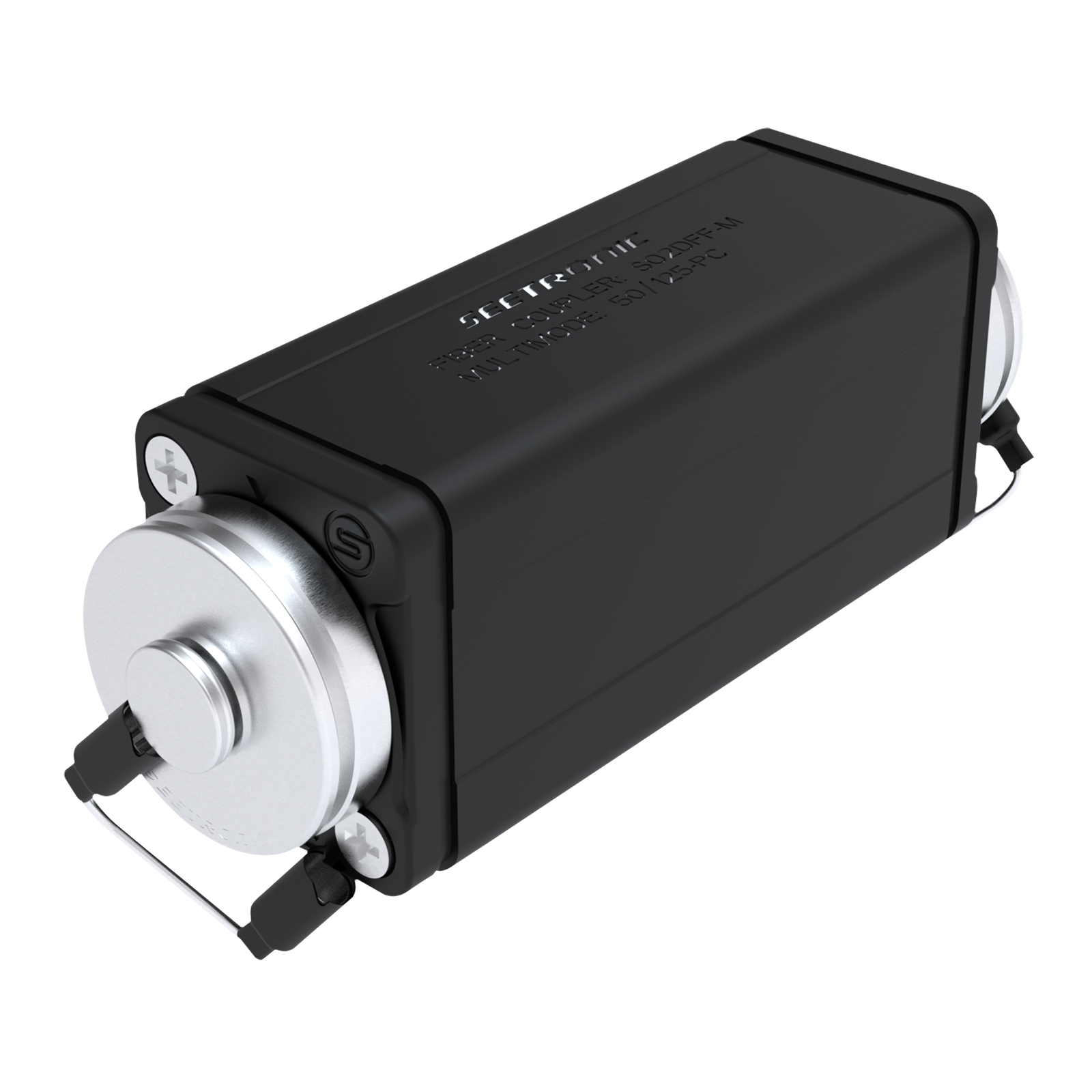SEETRONIC multi-mode glasvezel koppelstuk met 2x SO2DF Audiovisueel J&H licht en geluid SEETRONIC multi-mode glasvezel koppelstuk met 2x SO2DF Audiovisueel J&H licht en geluid