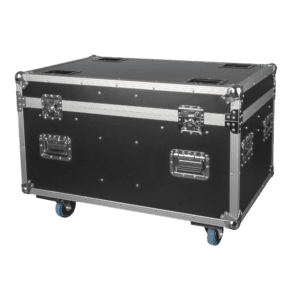 Showtec flightcase voor 4x Xpression 2000 met accessoirevak