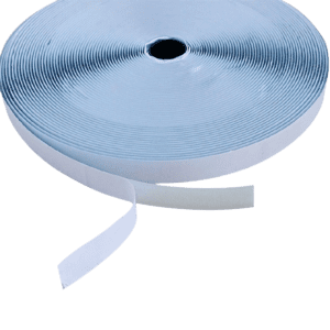 Showgear zelfklevend haakband grijs 20 mm x 25 m