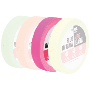 ADVANCE AT215 fluorescerende gaffa tape roze 19 mm x 25 m
