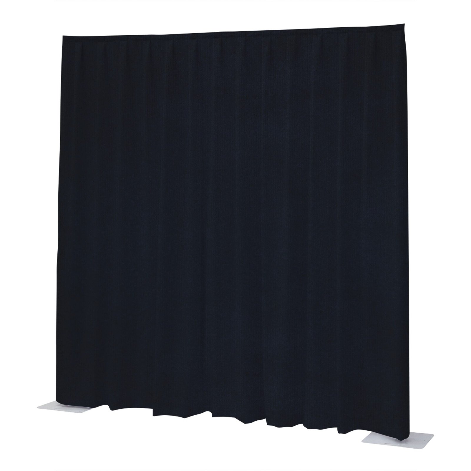 WENTEX Napoli Velvet USA gordijn donkerblauw 11′ x 16′ geplooid Pipe & Drape Gordijnen Imperial J&H licht en geluid WENTEX Napoli Velvet USA gordijn donkerblauw 11′ x 16′ geplooid Pipe & Drape Gordijnen Imperial J&H licht en geluid