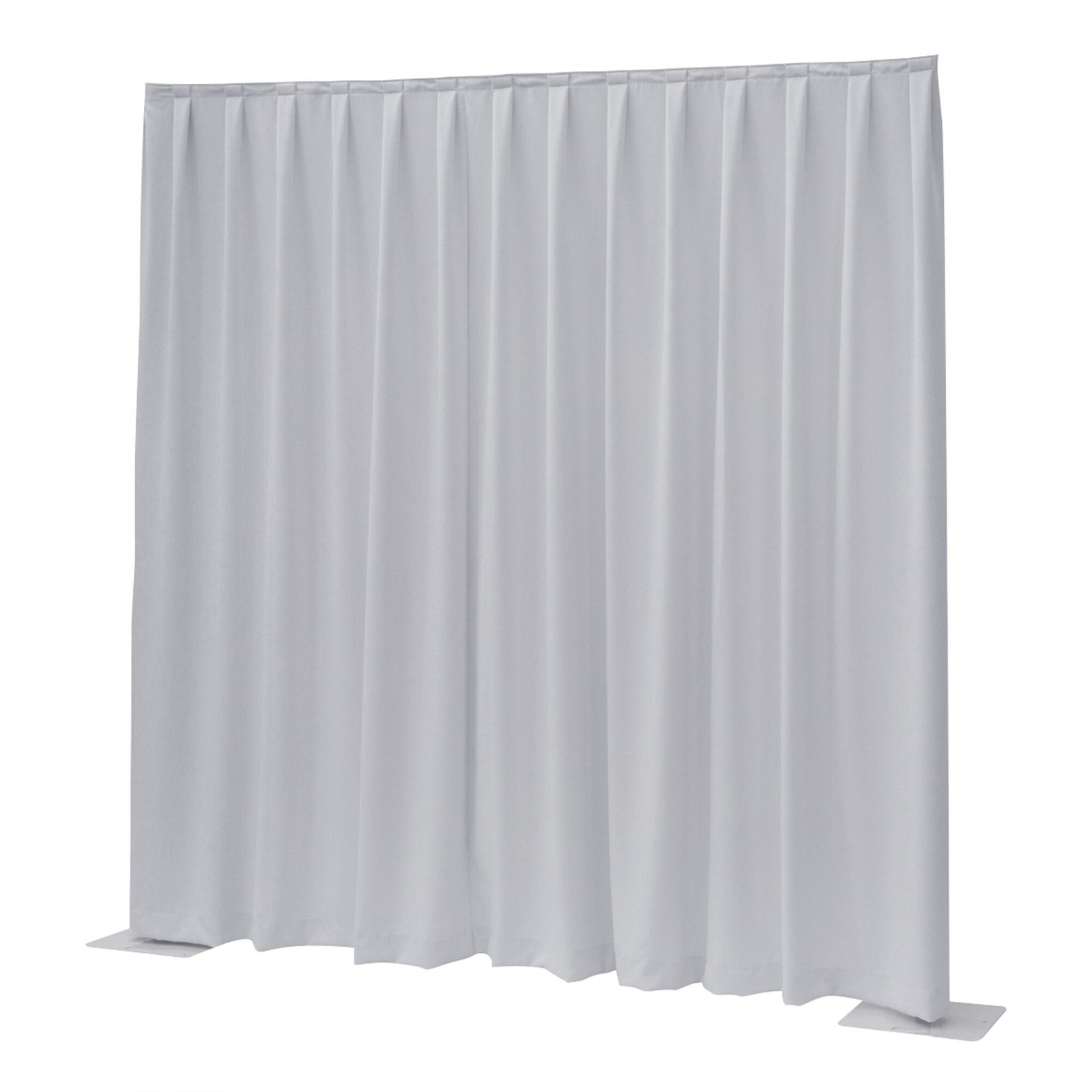 WENTEX Napoli Velvet Pipe & Drape gordijn wit 11’ x 14’ geplooid Pipe & Drape Gordijnen Imperial J&H licht en geluid WENTEX Napoli Velvet Pipe & Drape gordijn wit 11’ x 14’ geplooid Pipe & Drape Gordijnen Imperial J&H licht en geluid