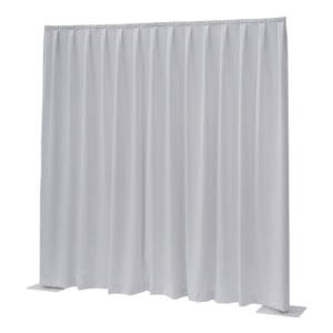 WENTEX Napoli Velvet P&D gordijn wit 11’ x 10’ geplooid (USA)