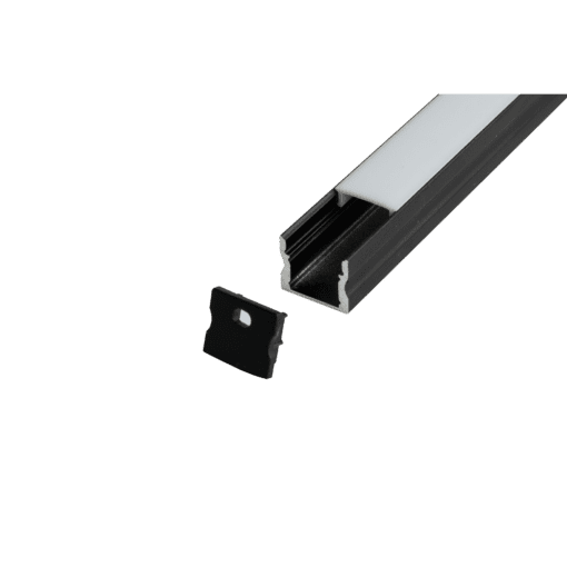ARTECTA Profile Pro 30 Surface zwart LED-stripprofiel 2 m