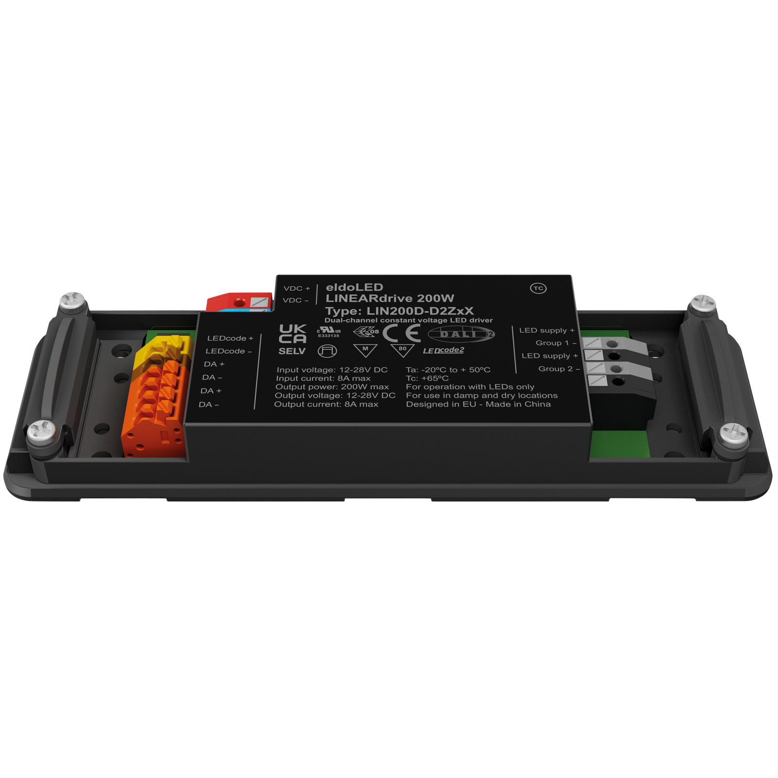 ELDOLED LINEARdrive DC 200 W DALI-2 constante-spannings LED-driver Architectuur- verlichting J&H licht en geluid 3 ELDOLED LINEARdrive DC 200 W DALI-2 constante-spannings LED-driver Architectuur- verlichting J&H licht en geluid 3