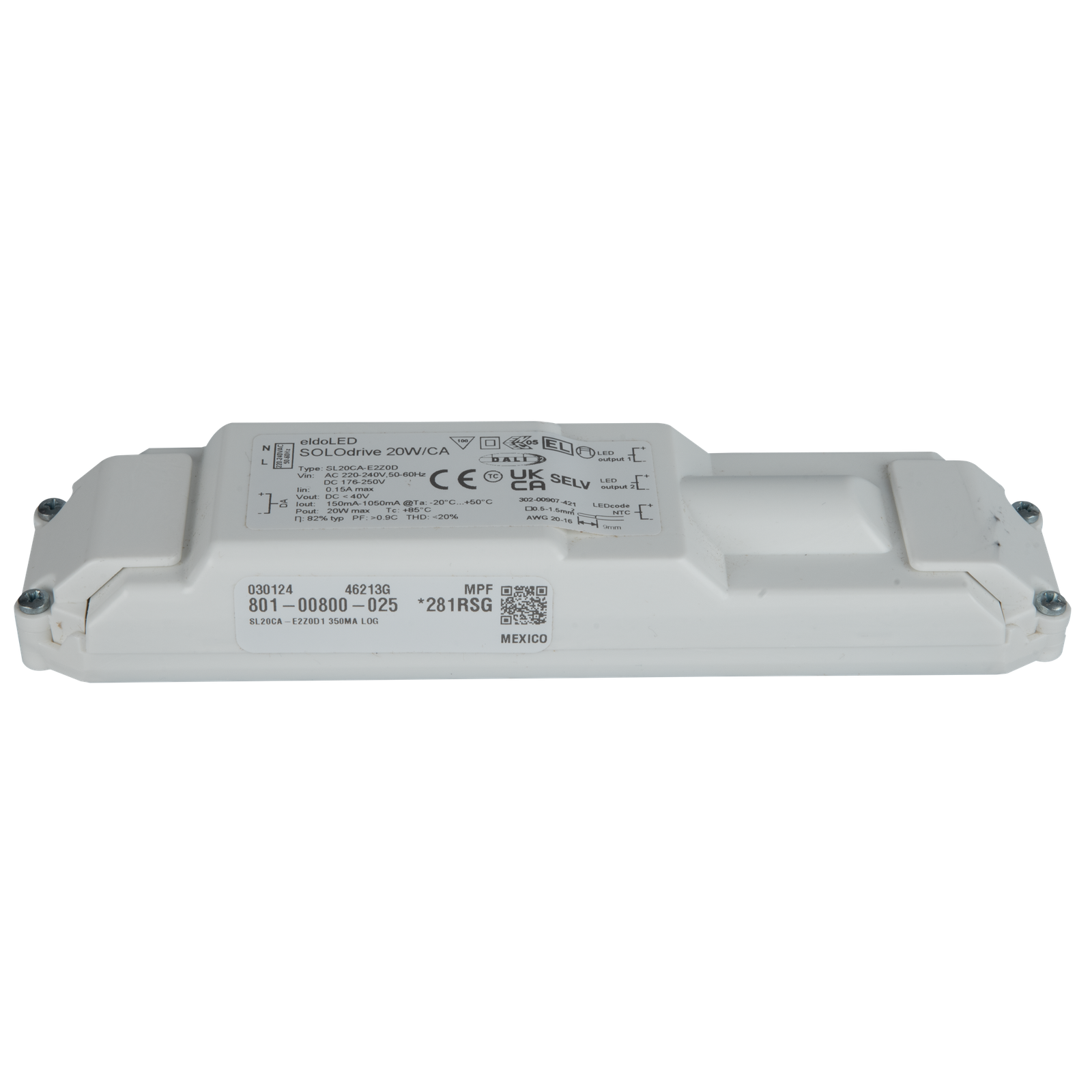ELDOLED SOLOdrive 20 W DALI-2 LightShape LED-driver Architectuur- verlichting J&H licht en geluid ELDOLED SOLOdrive 20 W DALI-2 LightShape LED-driver Architectuur- verlichting J&H licht en geluid