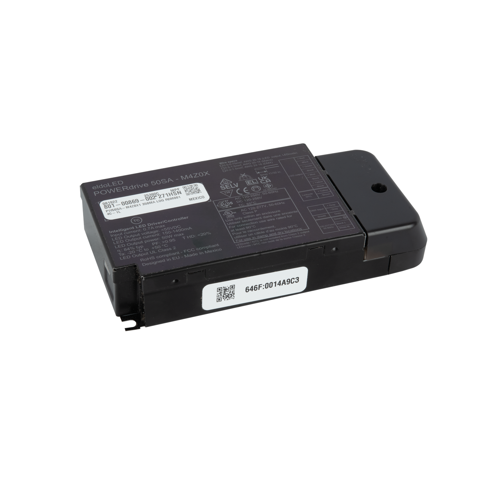 ELDOLED POWERdrive AC 50 W constante-stroom LED-driver DMX RGBW Architectuur- verlichting J&H licht en geluid ELDOLED POWERdrive AC 50 W constante-stroom LED-driver DMX RGBW Architectuur- verlichting J&H licht en geluid