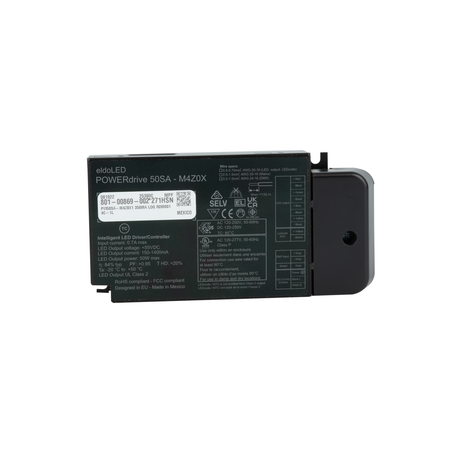 ELDOLED POWERdrive AC 50 W constante-stroom LED-driver DMX RGBW Architectuur- verlichting J&H licht en geluid 3 ELDOLED POWERdrive AC 50 W constante-stroom LED-driver DMX RGBW Architectuur- verlichting J&H licht en geluid 3