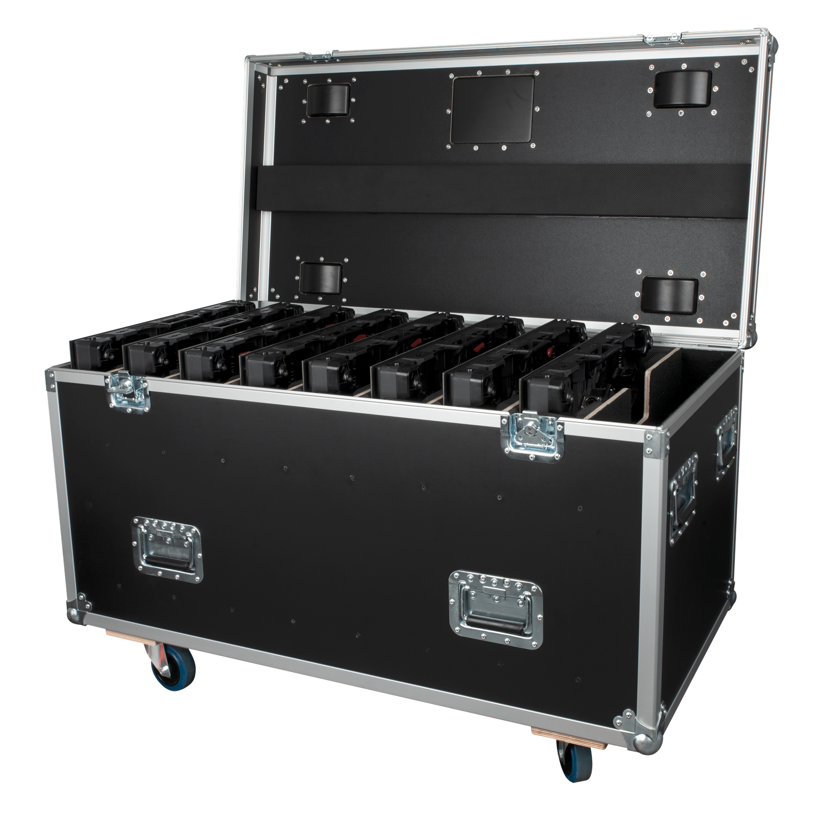 DMT transportcase voor 8 Alpha Series LED-panelen Kisten J&H licht en geluid 2 DMT transportcase voor 8 Alpha Series LED-panelen Kisten J&H licht en geluid 2