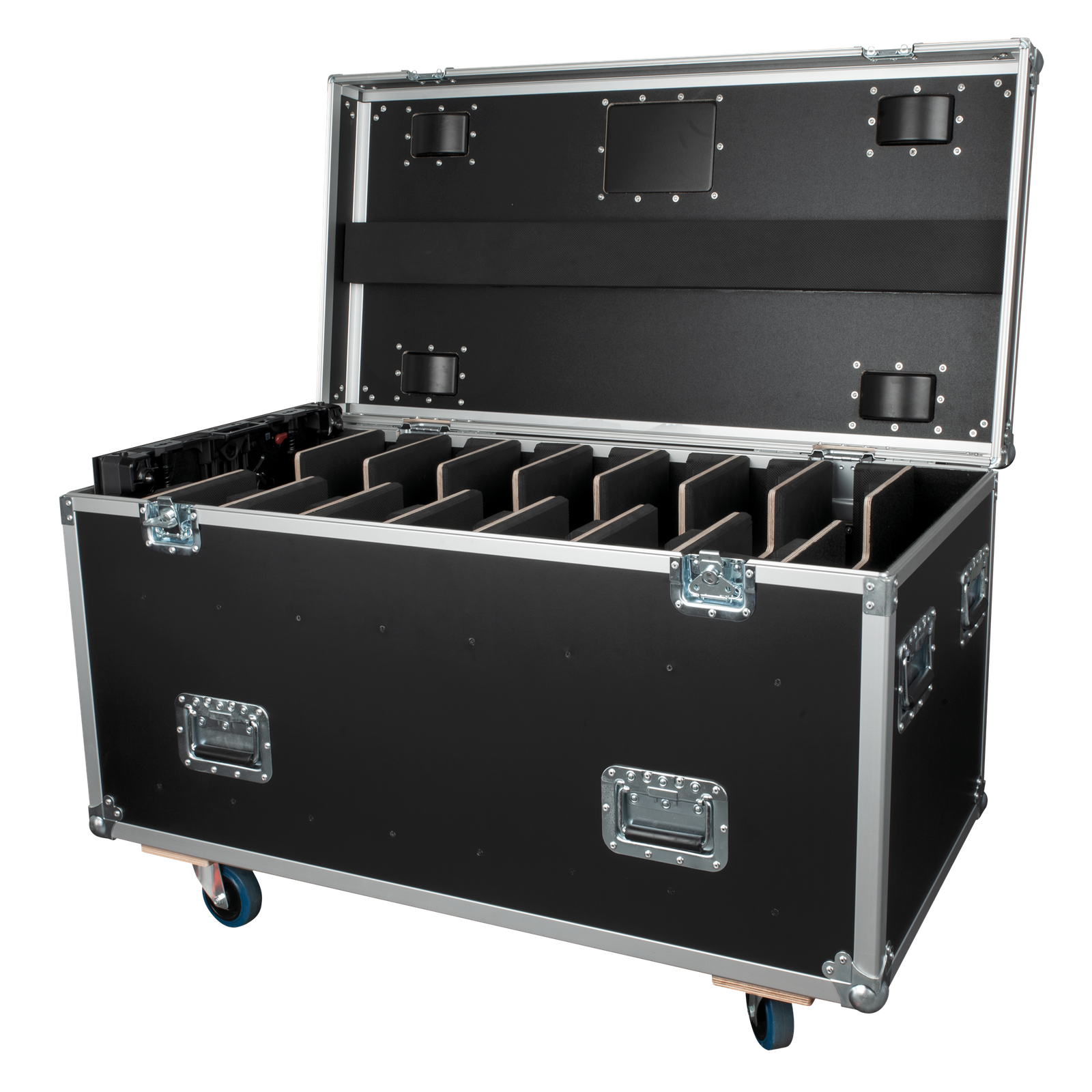 DMT transportcase voor 8 Alpha Series LED-panelen Kisten J&H licht en geluid 3 DMT transportcase voor 8 Alpha Series LED-panelen Kisten J&H licht en geluid 3