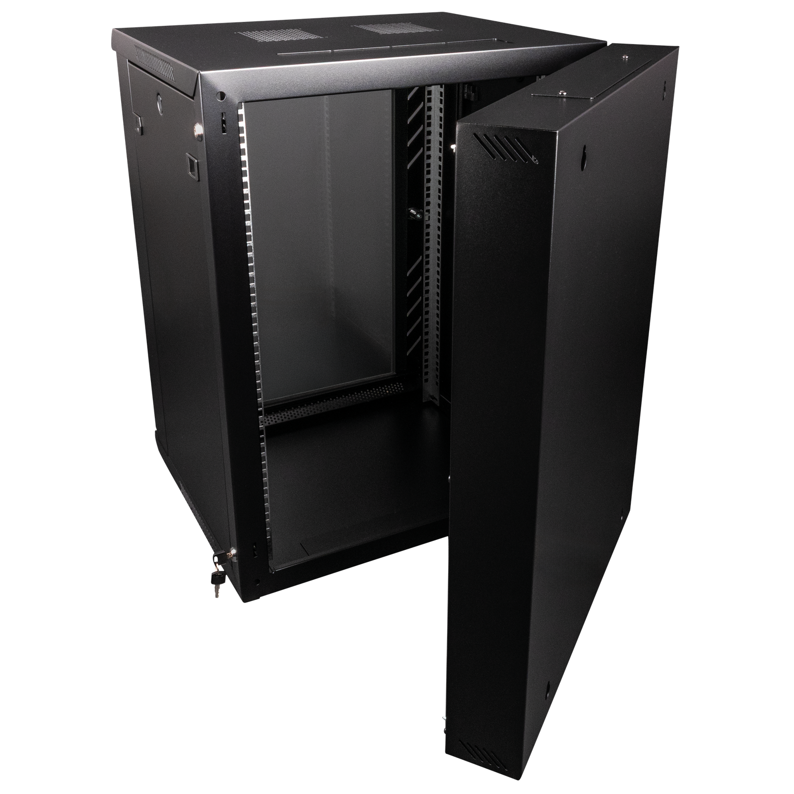 Showgear RCA-WMH-15 15U wandrack met glazen deur hoezen en kisten J&H licht en geluid 3 Showgear RCA-WMH-15 15U wandrack met glazen deur hoezen en kisten J&H licht en geluid 3