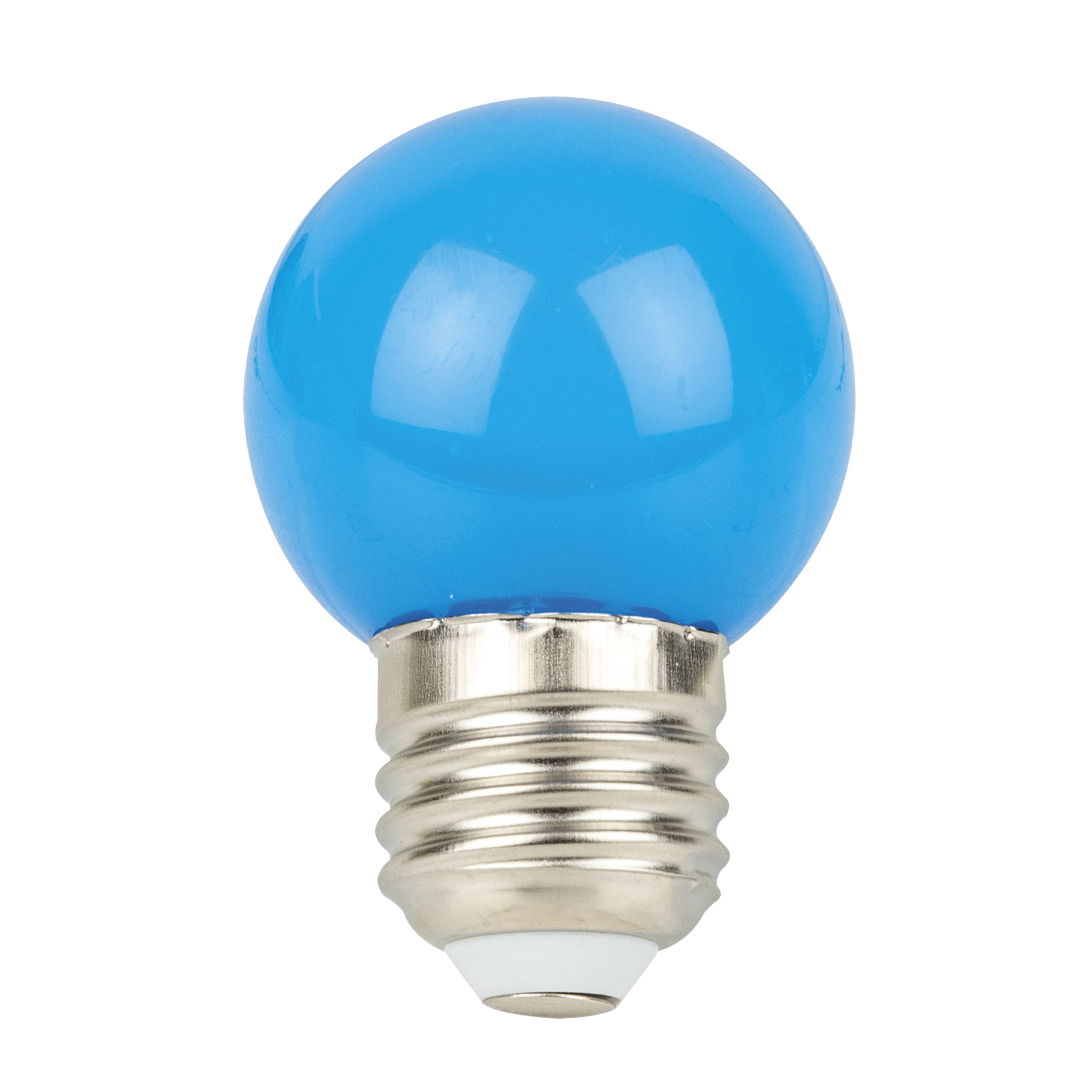 Showgear G45 LED-lamp E27 blauw 1 W Entertainment- verlichting J&H licht en geluid Showgear G45 LED-lamp E27 blauw 1 W Entertainment- verlichting J&H licht en geluid