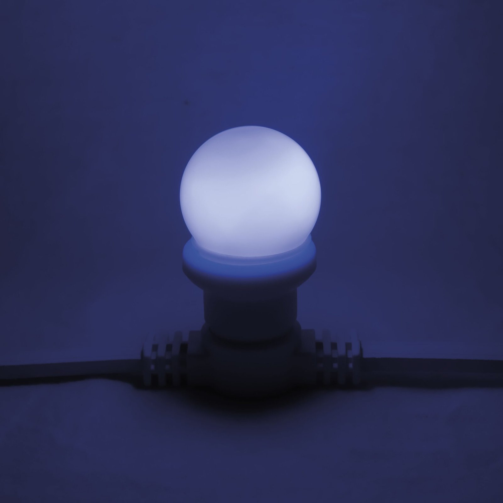 Showgear G45 LED-lamp E27 blauw 1 W Entertainment- verlichting J&H licht en geluid 2 Showgear G45 LED-lamp E27 blauw 1 W Entertainment- verlichting J&H licht en geluid 2