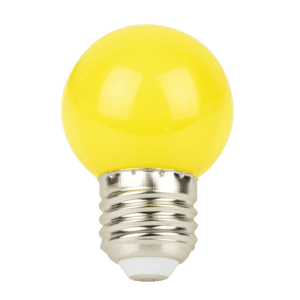 Showgear G45 E27 LED-lamp geel 1 W niet-dimbaar