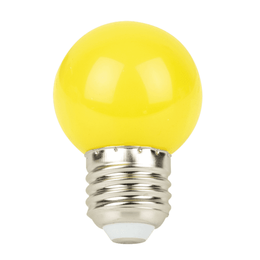 Showgear G45 E27 LED-lamp geel 1 W niet-dimbaar