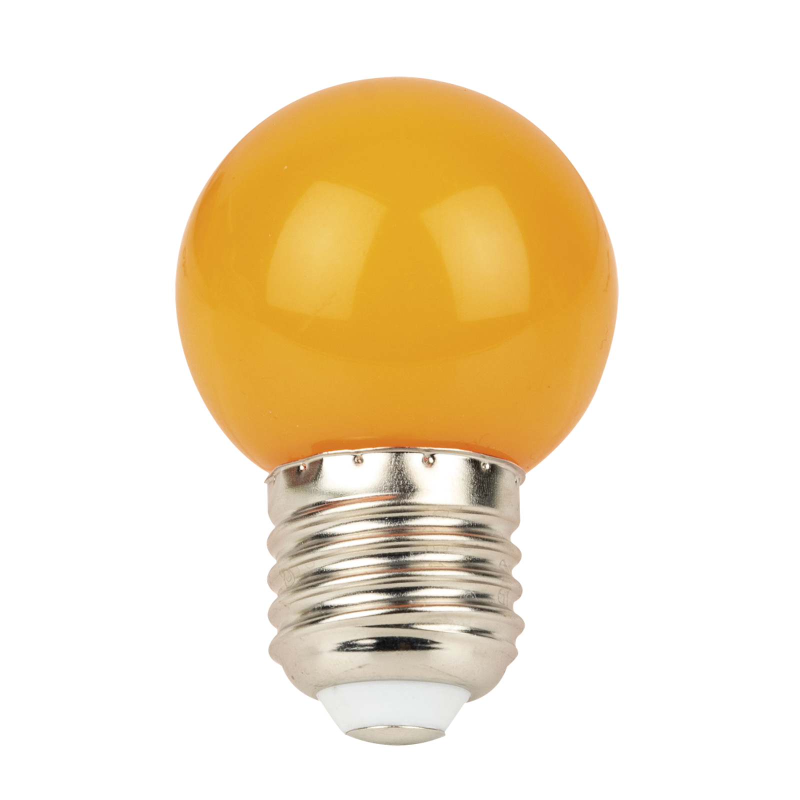 Showgear G45 LED-lamp E27 oranje 1 W Entertainment- verlichting J&H licht en geluid Showgear G45 LED-lamp E27 oranje 1 W Entertainment- verlichting J&H licht en geluid