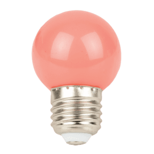 Showgear G45 E27 LED-lamp 1 W roze IP44