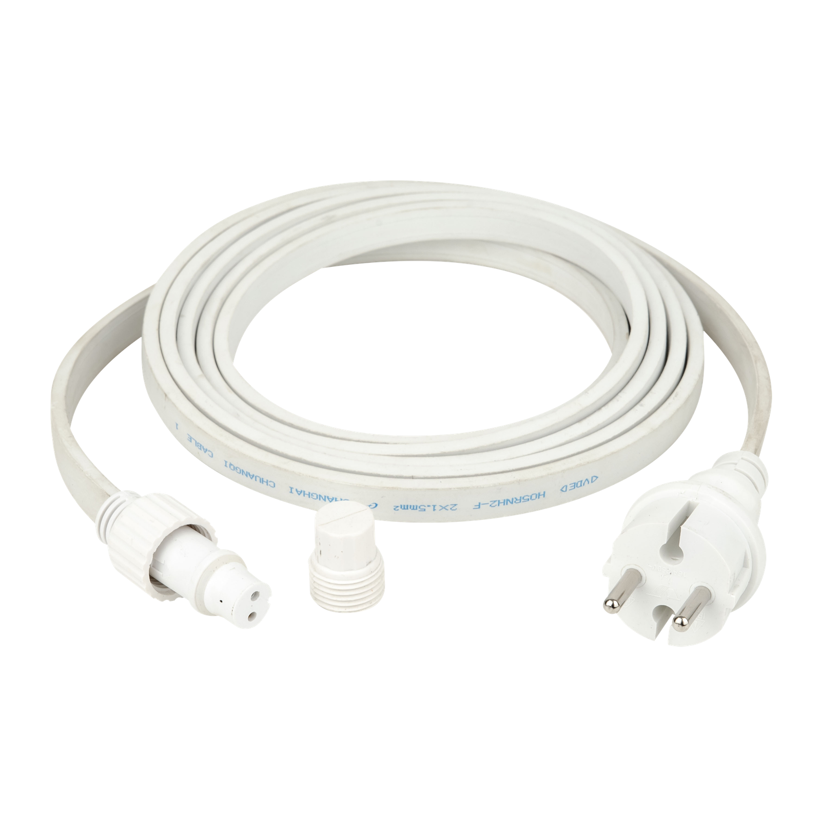 SHOWGEAR witte voedingskabel voor Festoon Light E27 3 m Decoratieve verlichting J&H licht en geluid SHOWGEAR witte voedingskabel voor Festoon Light E27 3 m Decoratieve verlichting J&H licht en geluid
