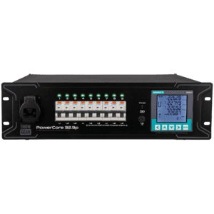 Showgear PowerCore 32.9p stroomverdeler 32A met 1x Schuko en 9x PowerPro True
