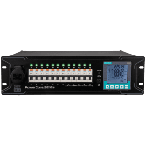 Showgear PowerCore 32.12s 32A stroomverdeler met 6x Schuko en 2x Multipin S19