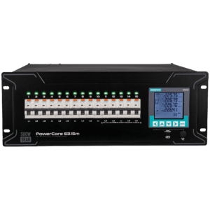 Showgear PowerCore 63.15m stroomverdeler 63A met 9x Schuko en 2x H16