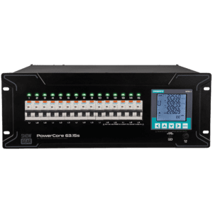 Showgear PowerCore 63.15s stroomverdeler 63A met 9x Schuko en 2x Multipin S19