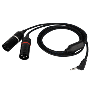 DAP FL117 galvanisch gescheiden 90° mini-jack naar 2x XLR male kabel 1,5 m