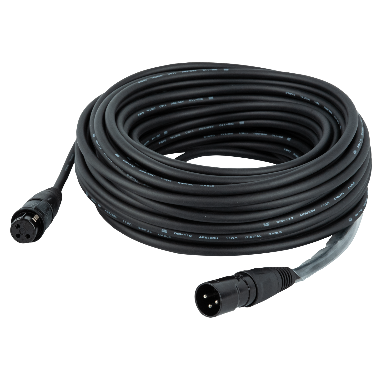 DAP FLR73 IP65 DMX/AES-EBU kabel 3-polig XLR male-female 15 m DMX-kabels J&H licht en geluid DAP FLR73 IP65 DMX/AES-EBU kabel 3-polig XLR male-female 15 m DMX-kabels J&H licht en geluid