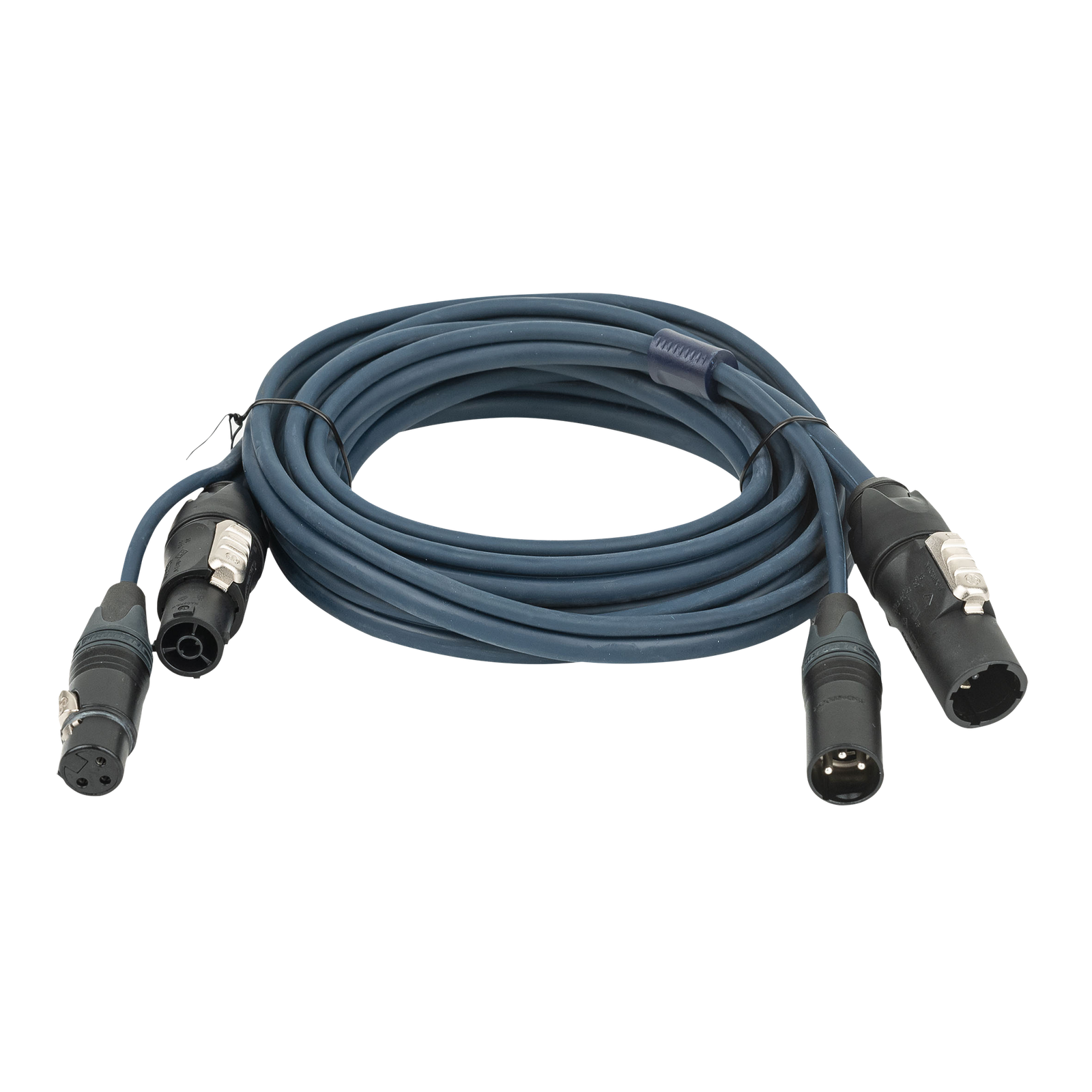 DAP FP-13 hybride powerCON TRUE1 en 3-polige XLR kabel 1,5 m blauw Gecombineerde stroom- en lichtsignaalkabels J&H licht en geluid DAP FP-13 hybride powerCON TRUE1 en 3-polige XLR kabel 1,5 m blauw Gecombineerde stroom- en lichtsignaalkabels J&H licht en geluid
