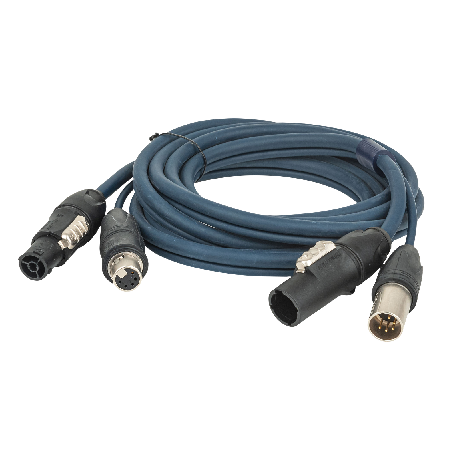 DAP FP-16 hybride powerCON TRUE1 en 5-polige XLR kabel 15 m blauw Gecombineerde stroom- en lichtsignaalkabels J&H licht en geluid DAP FP-16 hybride powerCON TRUE1 en 5-polige XLR kabel 15 m blauw Gecombineerde stroom- en lichtsignaalkabels J&H licht en geluid