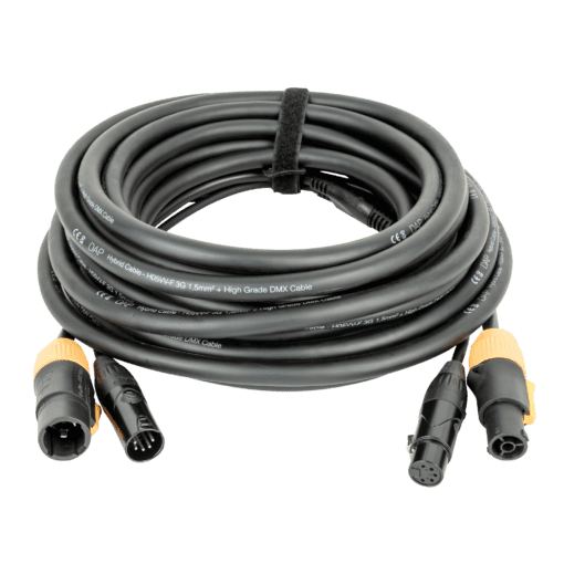 DAP FP23 hybride Power Pro True / 5-polige XLR kabel 10 m zwart